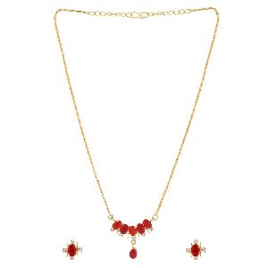 american diamond chain earrings pendant necklace