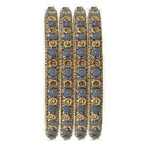 women rhinestone crystal bridal bracelet bangal jewelry set