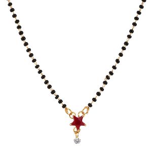 indian traditional cz pendant mangalsutra