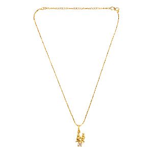 cubic zirconia zodiac pisces sign constellation chain necklace