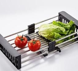 Adjustable Stainless Steel Drainer Basket