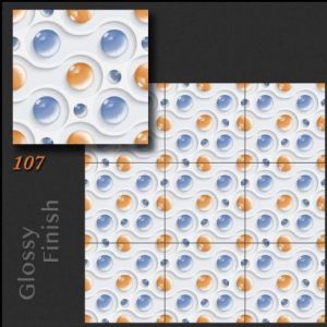 107 Glossy Finish Porcelain Tiles