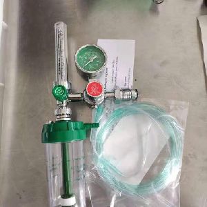 Oxygen Flowmeter With Humidifier Bottle