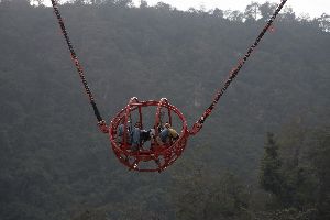 Reverse Bungee Jumping Setup