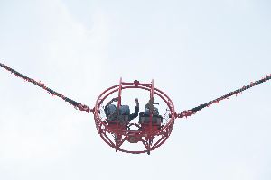 Reverse Bungee Jumping Setup