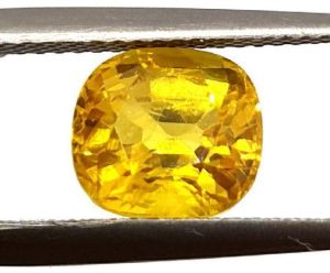 3.45 Ct 4 Ratti Certified Natural Yellow Sapphire Super Premium Quality