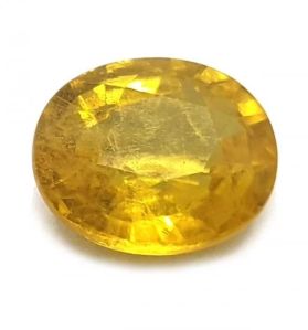 3.55 Ct 4 Ratti Natural Certified Earth Mined Yellow Sapphire Finest Quality