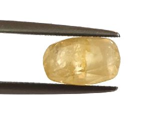 5.14ct Natural Certified Ceylon Yellow Sapphire Pukhraj Gemstone