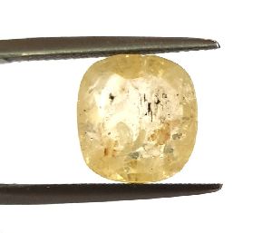 5.61ct Natural Certified Ceylon Yellow Sapphire Pukhraj Loose Gemstone