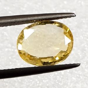 5.96Ct Ceylon Natural Unheated Yellow Sapphire