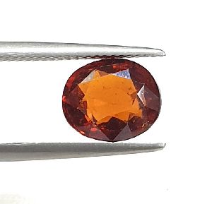 Natural unheated ceylon hessonite garnet gomed certified 4.92 ct