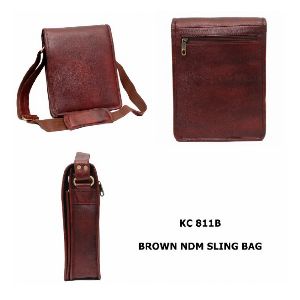 Brown NDM Sling Bag