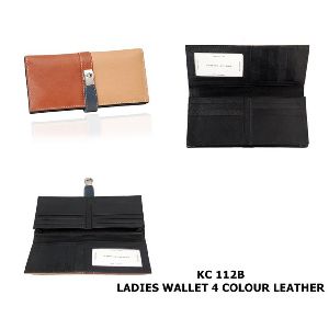 Ladie Four Color Leather Wallet