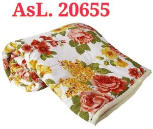 Floral Print Double Bed Quilt