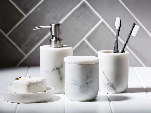 marble bathroom set