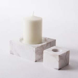 Marble Candle Stand