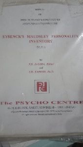Eysenck & Maudsley Personality Inventory Testing