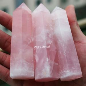 Rose Quartz Healing Wands