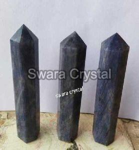 Blue Aventurine crystal  Healing Wand / stick