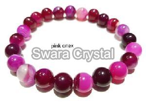 Pink Onyx Bracelet