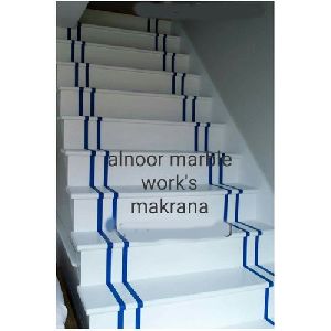 White Marble Steps