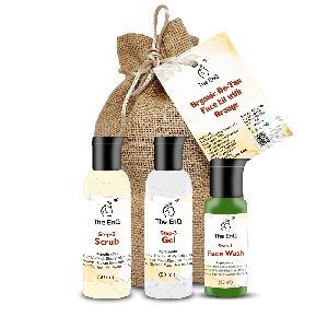 Organic De-Tan Face Kit with Orange