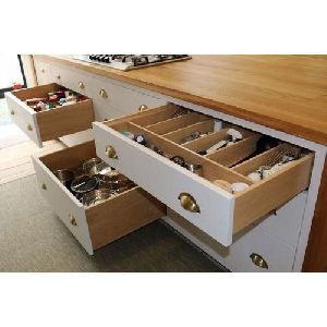 Modular Wooden Kitchen Drawer