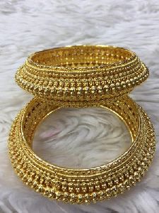 fancy brass bangles