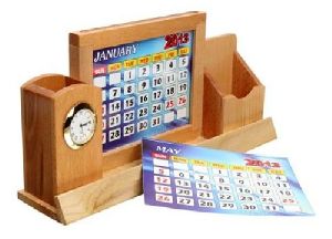 Wooden Desk Calendar