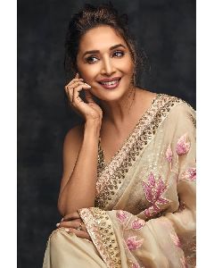 2021 madhuri dixit designer saree