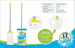 CLEANING COTTON CLIP AND FIT MOP