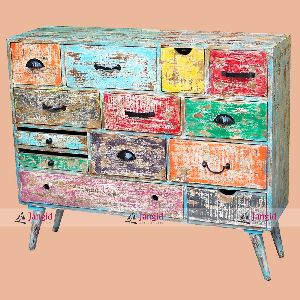 Distress Wooden Chest of Drawer