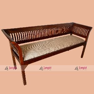 Indian Wooden Three Seater Sofa