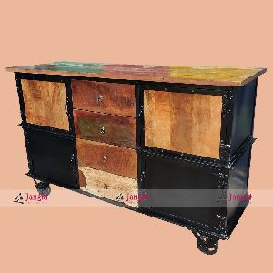 Industrial Designer Metal Sideboard