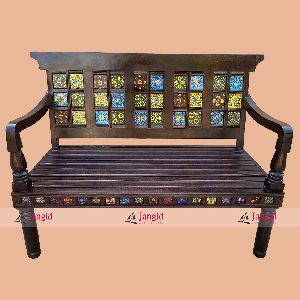 Living Room Tile Fitted Double Seater Bench