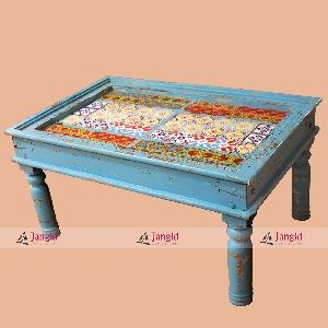 Shabby Chic Wooden Coffee Table