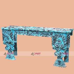 Wooden Carved Living Room Console Table