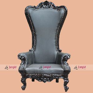 Wooden Carved Royal King Chair