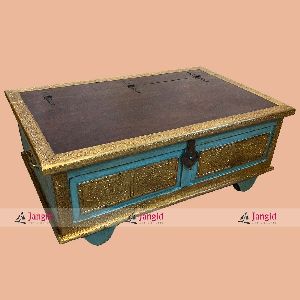 Wooden Wedding Dowry Storage Box