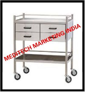 SS MEDICINE TABLE 4 DRAWER