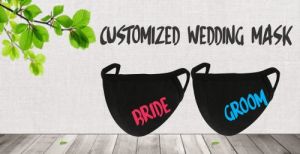 Customized Wedding Face Mask