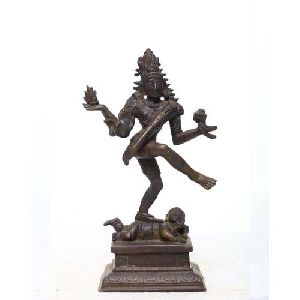 10 X 4 Inch Bronze Dancing Shiva Statue