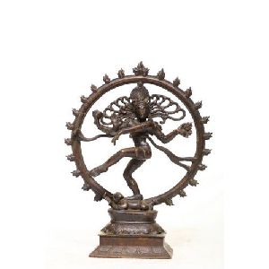 13 X 10 Inch Bronze Dancing Shiva Statue
