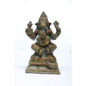 Chola Art Bronze Ganesh Statue