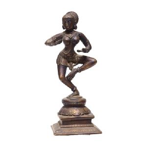 Modern Bronze Parvati Dancing Statue