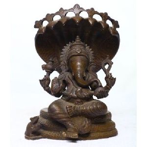 Tanjore Bronze Ganesh Statue
