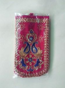 Velvet Embroidery Mobile Cover