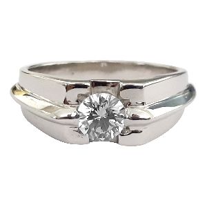 14k men gold custom diamond wedding solitaire ring