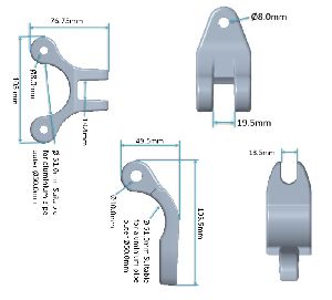 Aluminum Scaffolding Stabilizer Clamp Heavy