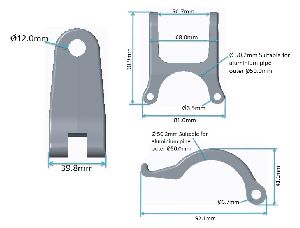 Aluminum Scaffolding Stabilizer Clamp Assembly